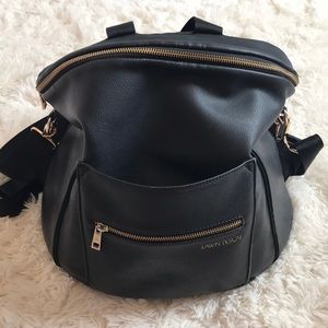 FAWN DESIGN Black Original Backpack Diaper Bag